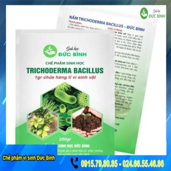 Chế phẩm vi sinh nấm Trichoderma Bacillsu Đức Bình