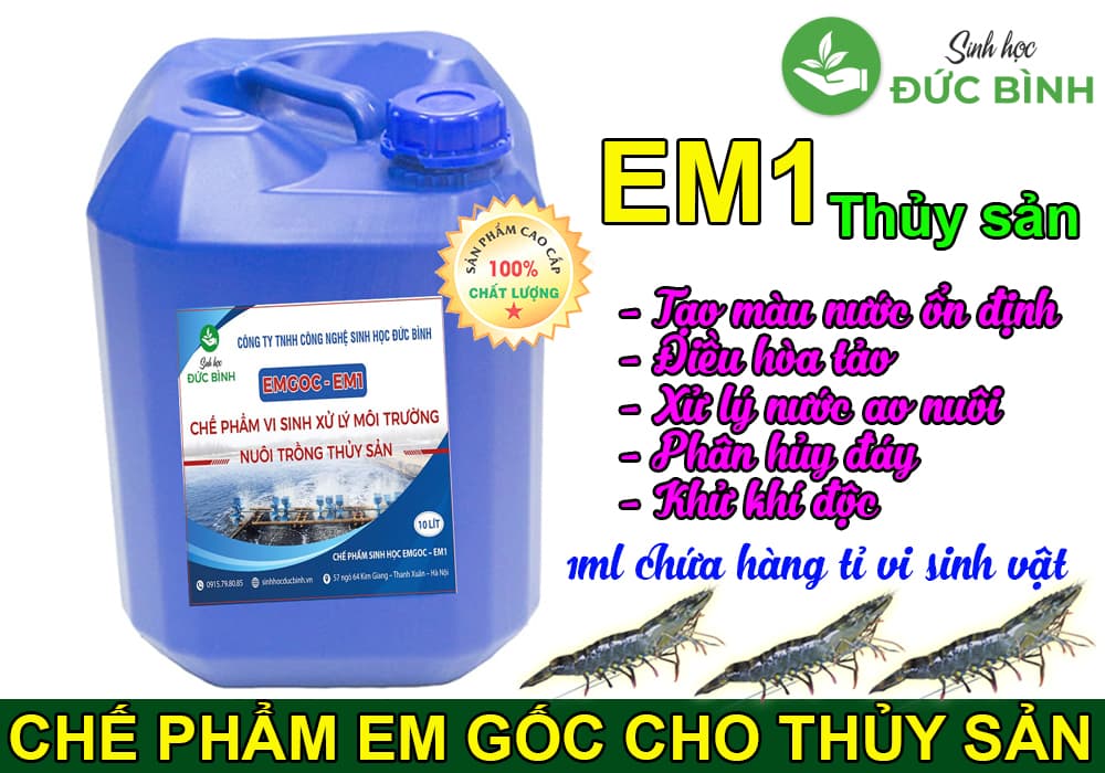 CHẾ PHẨM EM GỐC – EM1 2 Chế phẩm EM gốc - EM1