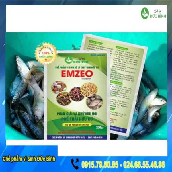 men ủ cá emzeo