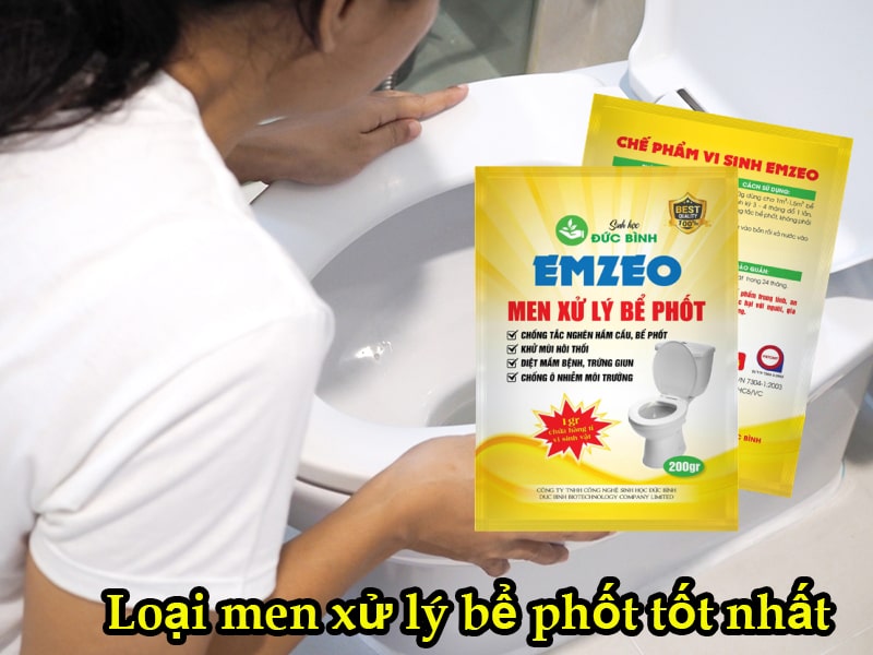 Men xử lý bể phốt có công dụng gì? Loại men xử lý bể phốt tốt nhất hiện nay? 6 Loại men xử lý bể phốt sử dụng hiệu quả tốt nhất hiện nay