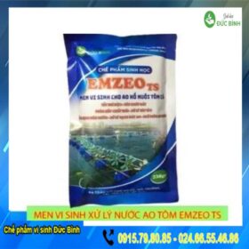 Men vi sinh xử lý nước ao tôm EmzeoTS có nhiều công dụng nổi bật