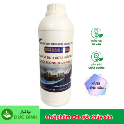Chế phẩm EM gốc thủy sản - Em1 sử dụng trong nuôi tôm, cá, ốc, ếch ...