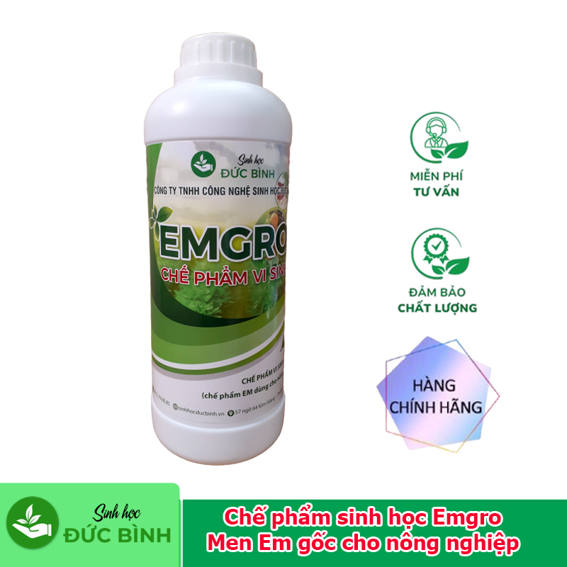 Chế phẩm sinh học Emgro – Men Em gốc cho nông nghiệp