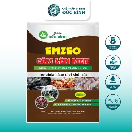 Men ủ thức ăn chăn nuôi cám lên men emzeo