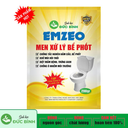 Men xử lý bể phốt Emzeo đã được nhiều bà con tin dùng vì chất lượng tạo nên niềm tiin