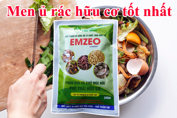 Microbial product EMZEO helps significantly shorten organic composting time