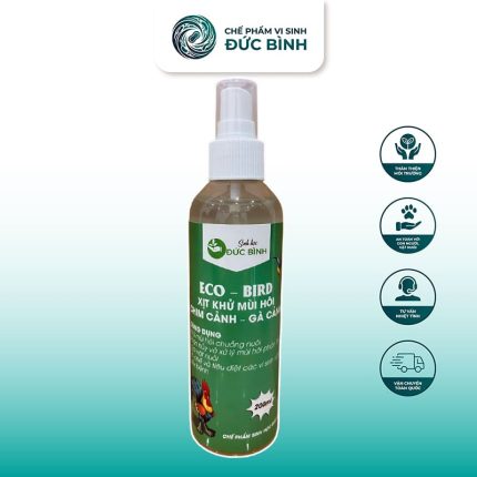 Xịt khử mùi hôi chim cảnh, gà cảnh Ecobird