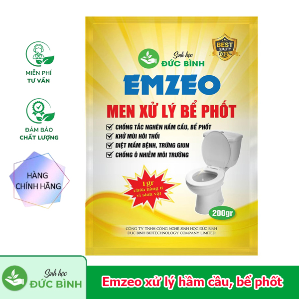 Emzeo septic tank and cesspit treatment - biological product by Đức Bình Microbial Products